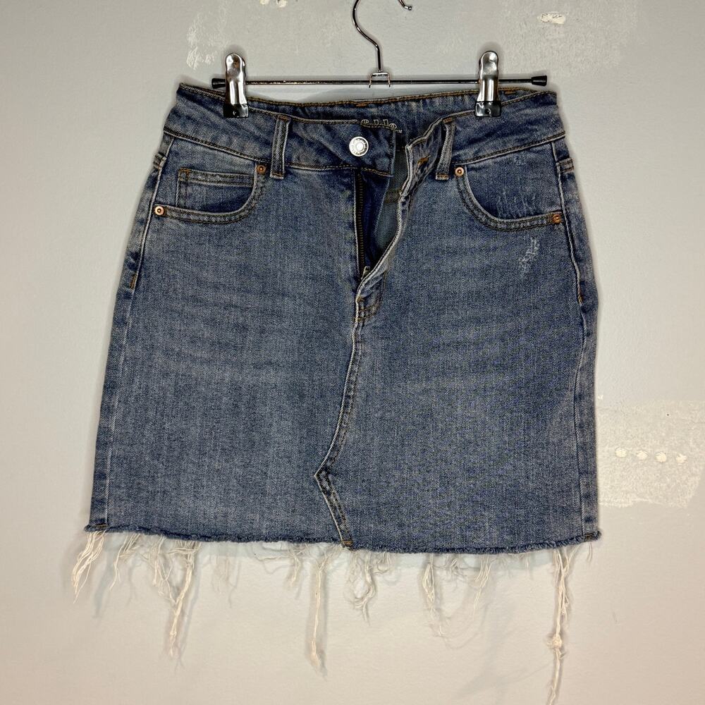 wild fable jean mini skirt sz 4